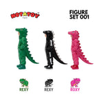 (Pre-Order) notatoy Figure Set 001 – 1:64 Hand-Painted Resin Figure Set (Rexy, Roxy & Skeleton Rexy) - PO open till 24th july