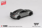 Mini GT NISSAN GT-R 2013 Dark Metal Gray (NISMO R35 CRS Version) # 1089