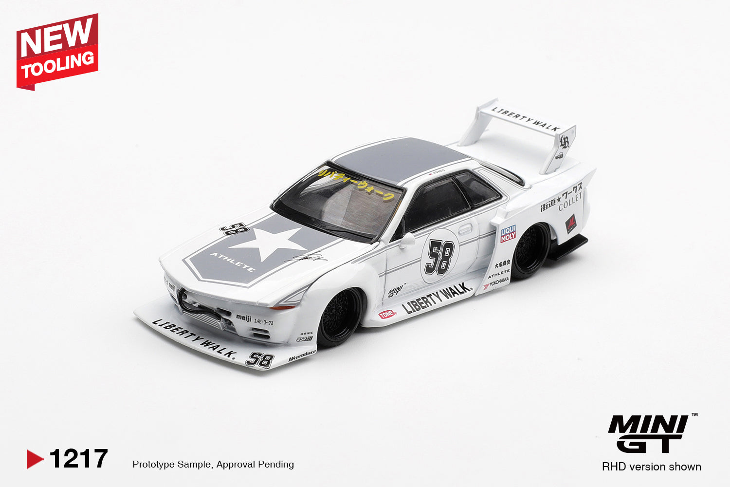 Pre-Order) Mini GT Nissan GT-R32 LB-Kaido Works TAS 2025 #1217