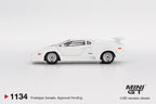 Mini GT Lamborghini Countach 25th Anniversary White #1134