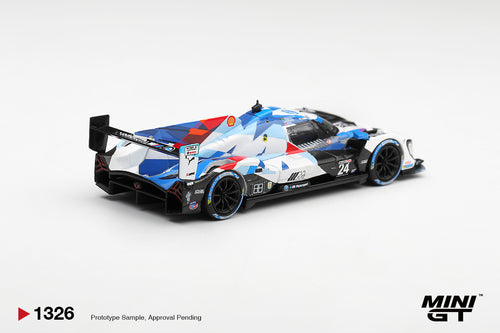 (Pre-Order) Mini GT BMW M HYBRID V8 GTP 24 BMW M TEAM RLL 2024 IMSA DAYTONA 24 H #1326 (BOX)