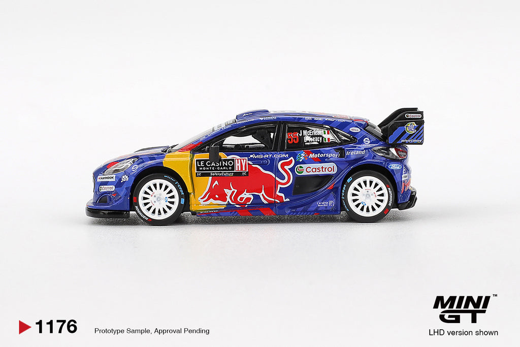 Mini GT Ford Puma Rally1 #55 M-Sport Ford WRT 2025 Rally Monte-Carlo #1176