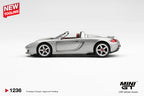 (Pre-Order) Mini GT PORSCHE CARRERA GT GT SILVER #1236 (BOX)