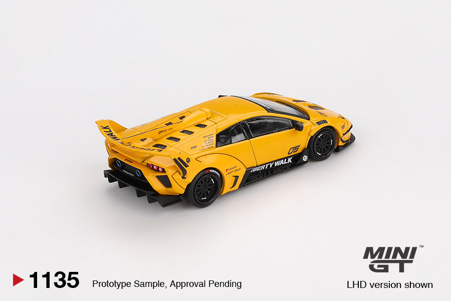Mini GT Lamborghini LB-Silhouette WORKS MURCIELAGO GT Evo Yellow #1135