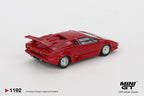 Mini GT Lamborghini Countach 25th Anniversary Red #1192 (BOX)