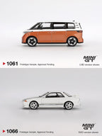 Mini GT Lamborghini LB-Silhouette WORKS MURCIELAGO GT Evo Black #1053 + Mini GT Volkswagen ID.Buzz Candy White / Energetic Orange #1061 (Bundle)