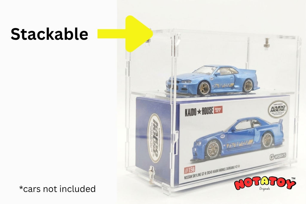 Notatoy Acrylic Display case for Kaido house (cars not included)