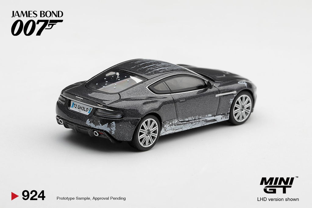 Mini GT ASTON MARTIN DBS "QUANTUM OF SOLACE" ENGLISH  #924-BL - Pre-Order