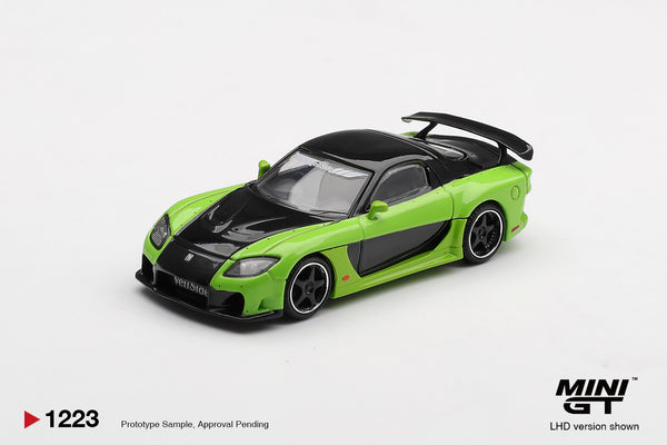 Mini GT Mazda RX-7 VeilSide Fortune7 Green #1223