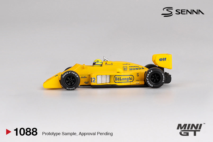 Mini GT Lotus 99T #12 Ayrton Senna 1987 Monaco Grand Prix Winner #1088 (BOX)