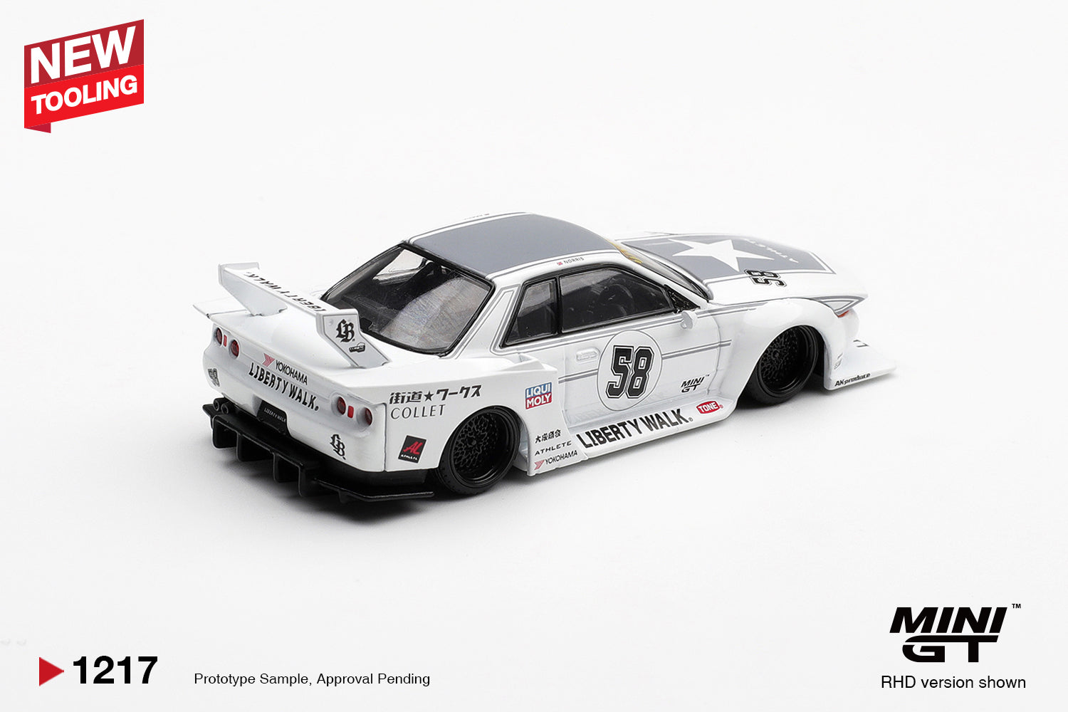 Mini GT Nissan Skyline GT-R (R32) Kaido Works TAS 2025 #1217 (BOX)
