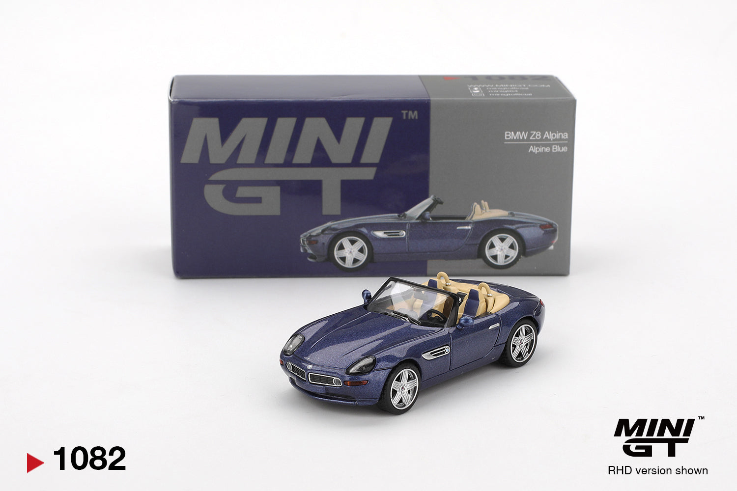 Mini GT BMW Z8 Alpina Alpine Blue #1082