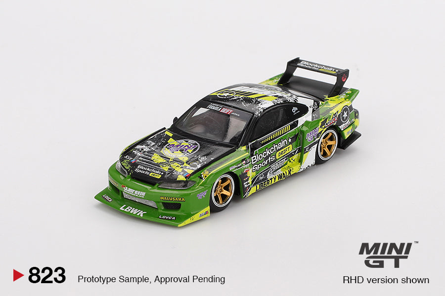 Mini GT Nissan LB-Super Silhouette S15 SILVIA #555 V2 2024 Formula Drift Japan #823