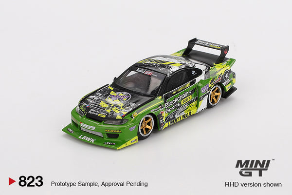 Mini GT Nissan LB-Super Silhouette S15 SILVIA #555 V2 2024 Formula Drift Japan #823
