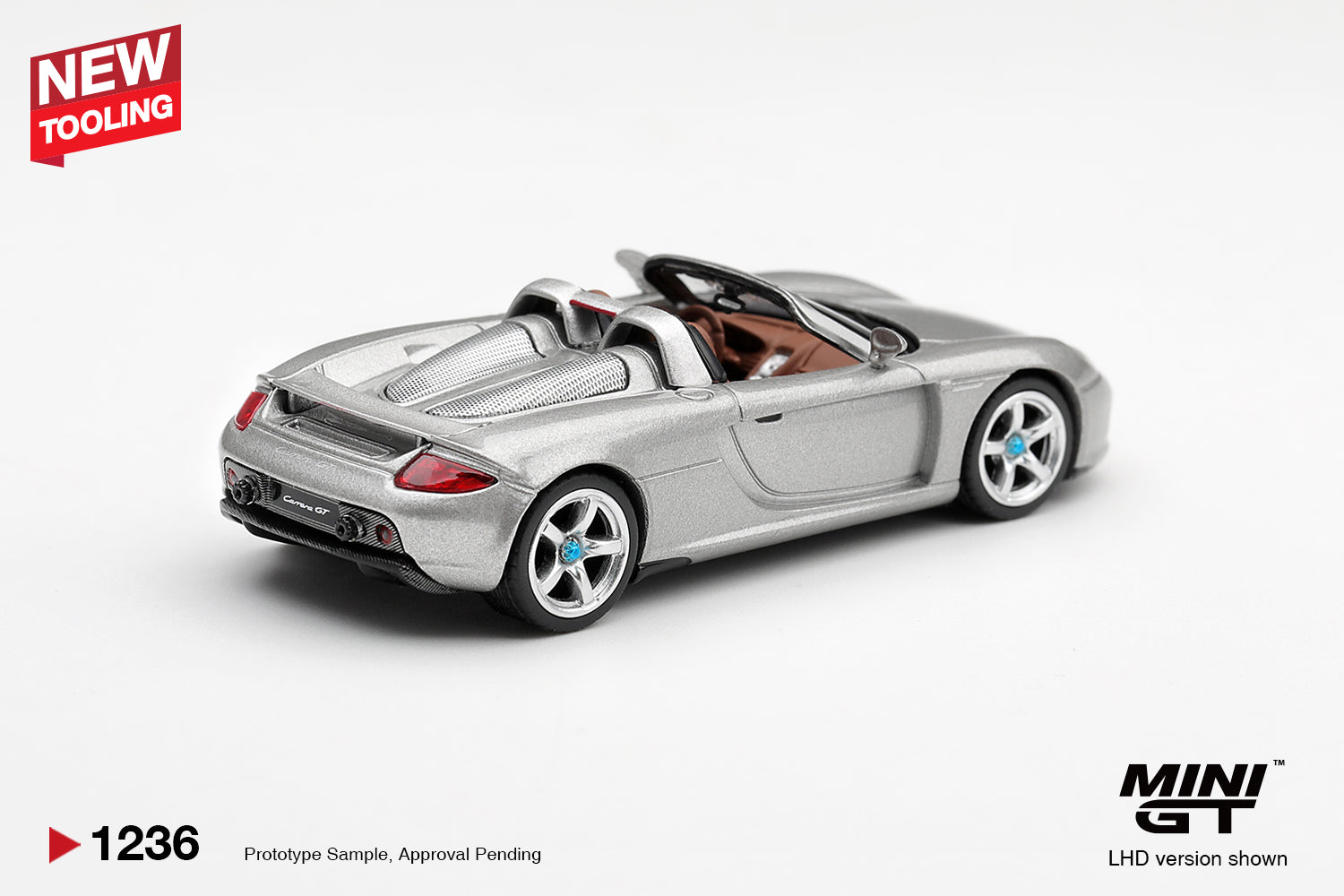 (Pre-Order) Mini GT PORSCHE CARRERA GT GT SILVER #1236 (BOX)