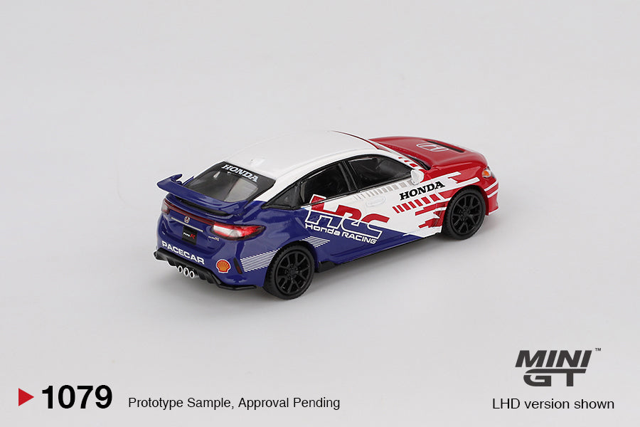 Mini GT Honda Civic TYPE R 2024 Pace Car HRC #1079