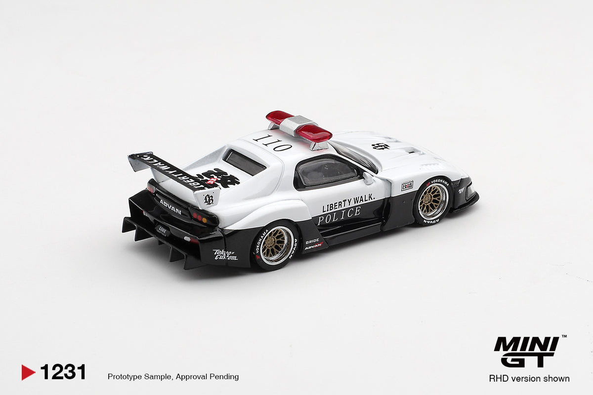 Mini GT MAZDA RX-7 LB-SUPER SILHOUETTE POLICE #1231 (BOX)