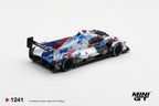 (Pre-Order) Mini GT BMW M HYBRID V8 GTP 25 BMW M TEAM RLL 2024 IMSA DAYTONA 24 HRS #1241 (BOX)