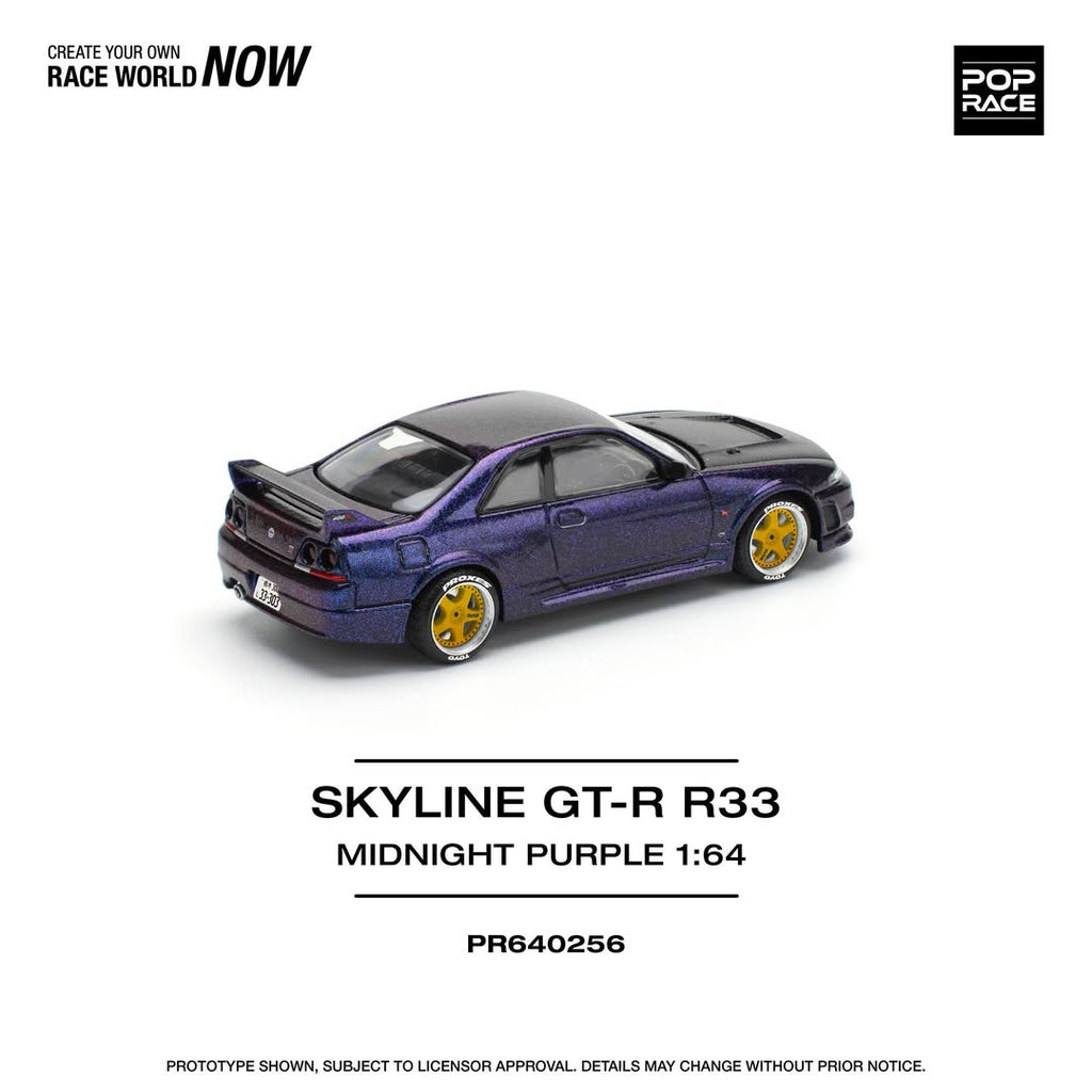 Pop Race SKLINE GT-R R33 NISMO MIDNIGHT PURPLE #PR640256 - Last 3 Piece