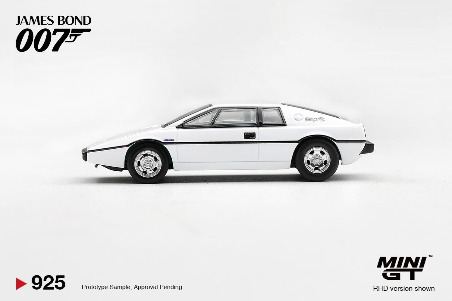 Mini GT LOTUS ESPRIT S1 “THE SPY WHO LOVED ME” ENGLISH  #925-BL - Pre-Order