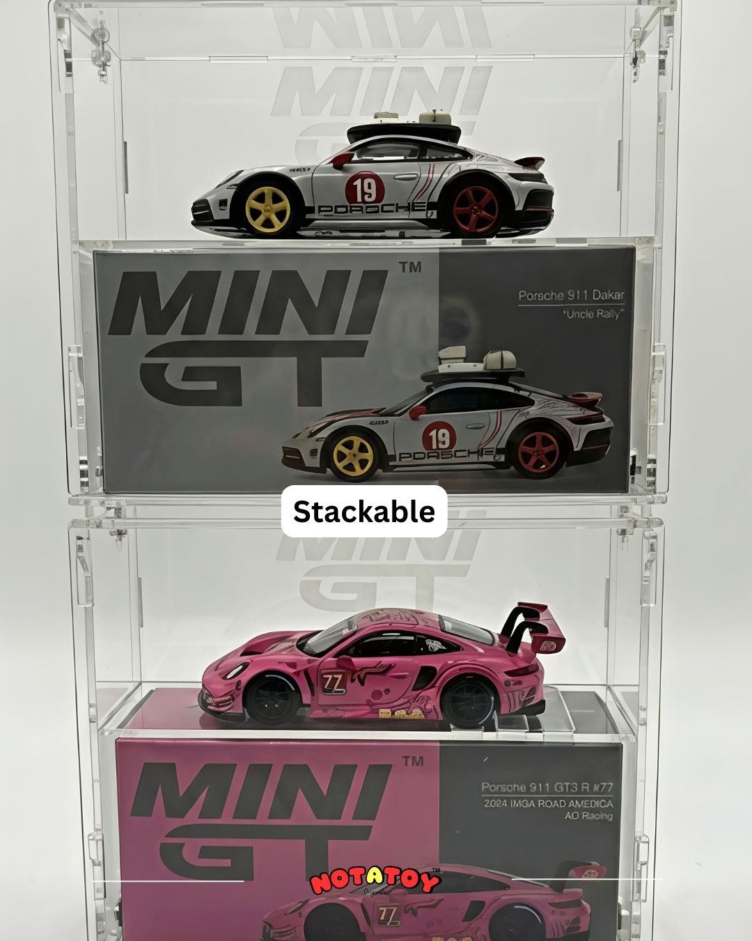 Notatoy Acrylic Display case for Mini GT (cars not included)