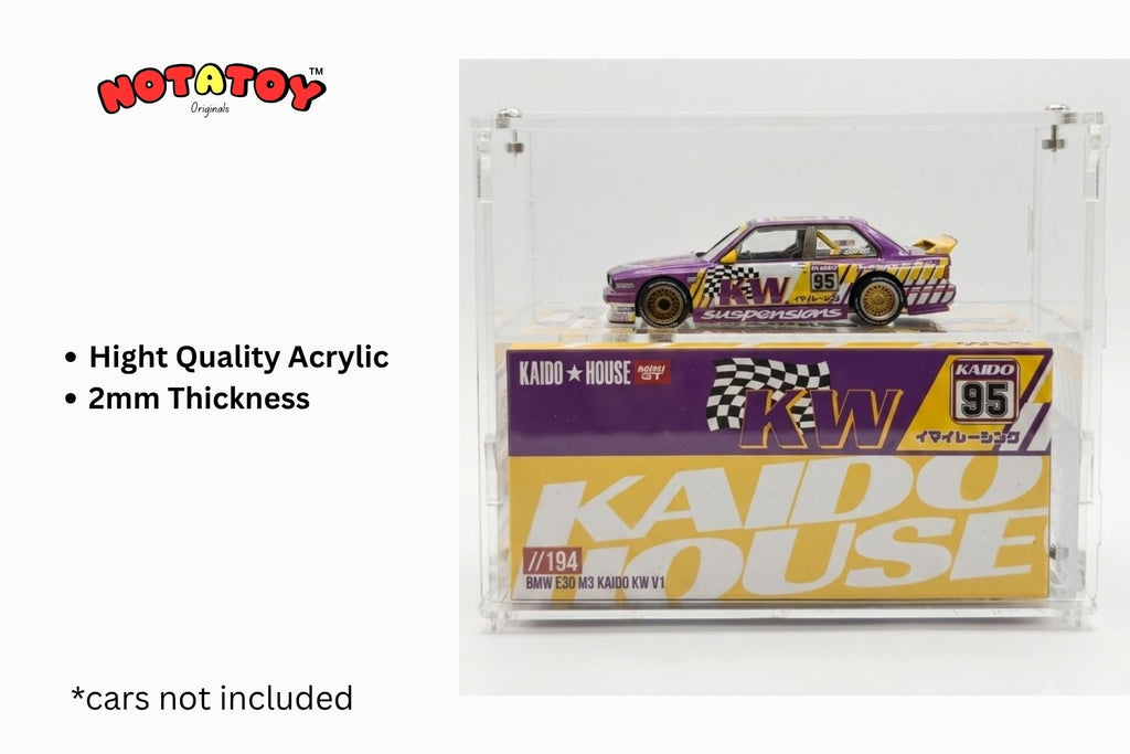 Notatoy Acrylic Display case for Kaido house (cars not included)