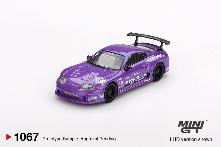 Mini GT Toyota Supra (A80) Top Secret GT-300 Top Secret Purple #1067