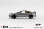 Mini GT NISSAN Skyline GT-R Dark Metal Gray (NISMO BCNR33 CRS Version) #1128 (BOX)