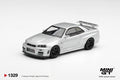 (Pre-Order) Mini GT NISSAN NISMO R34GT-R Z-TUNE Z-TUNE SILVER #1329 (BOX)