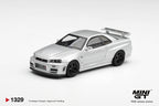 (Pre-Order) Mini GT NISSAN NISMO R34GT-R Z-TUNE Z-TUNE SILVER #1329 (BOX)