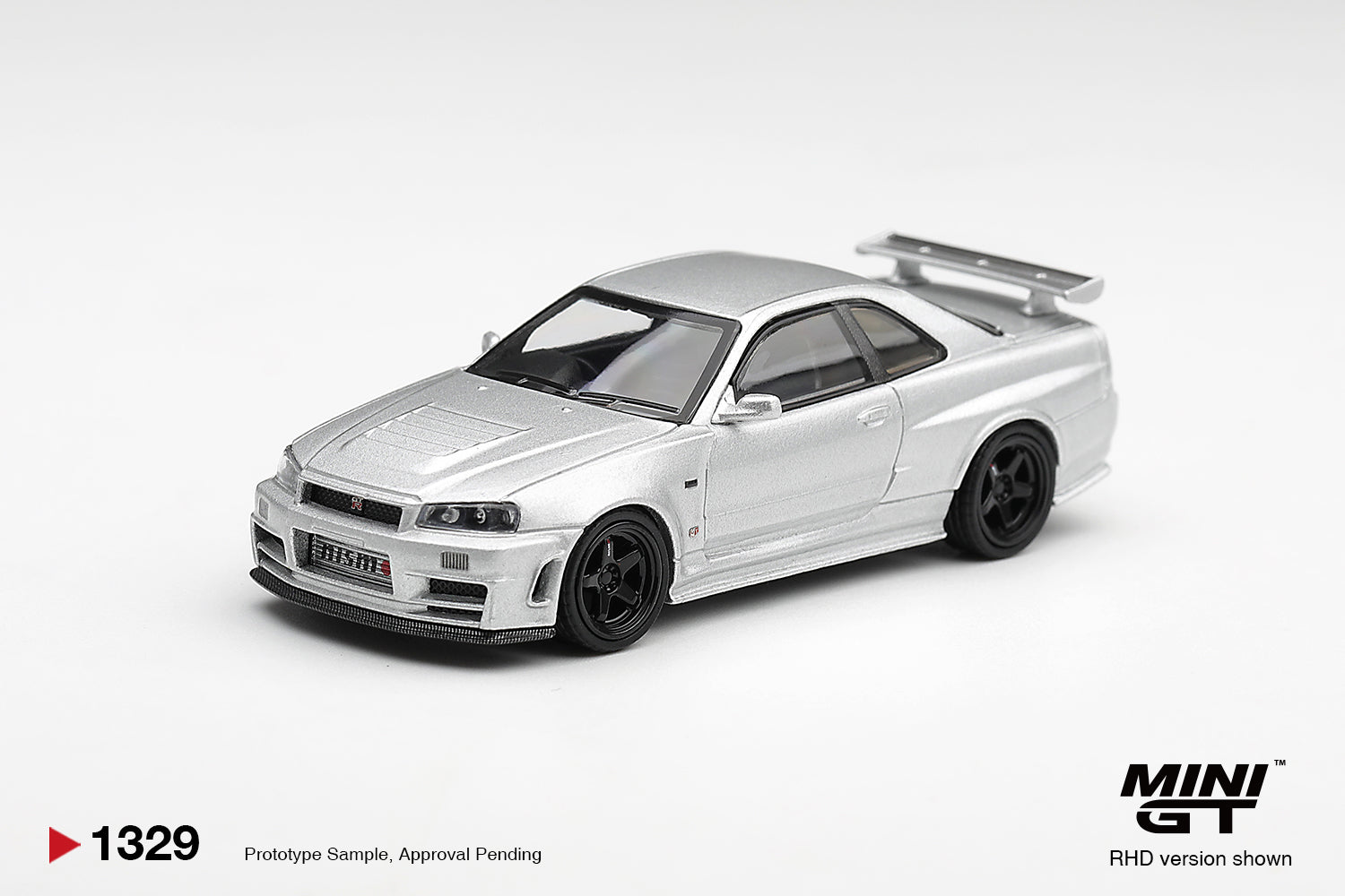 (Pre-Order) Mini GT NISSAN NISMO R34GT-R Z-TUNE Z-TUNE SILVER #1329 (BOX)