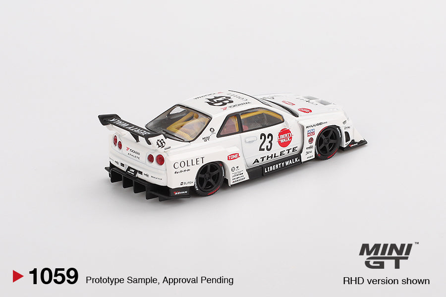 Mini GT Nissan LB-ER34 Super Silhouette ATHLETE/COLLET #1059