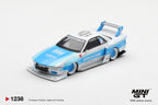 (Pre-Order) Mini GT NISSAN SKYLINE GTR R32 LBWK KAIDO WORKS AMOCULTURE #1238 (BOX)