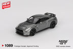 Mini GT NISSAN GT-R 2013 Dark Metal Gray (NISMO R35 CRS Version) # 1089