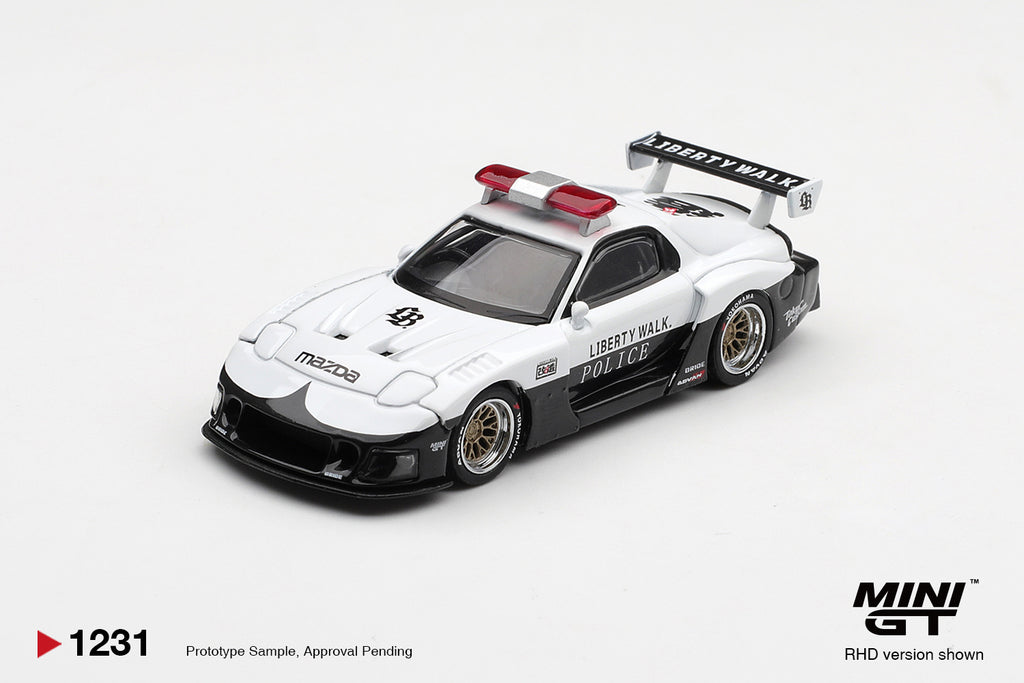 Mini GT MAZDA RX-7 LB-SUPER SILHOUETTE POLICE #1231 (BOX)