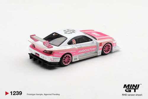 (Pre-Order) Mini GT NISSAN SILVIA S15 LBSUPER SILHOUETTE AMOCULTURE  #1239 (BOX)