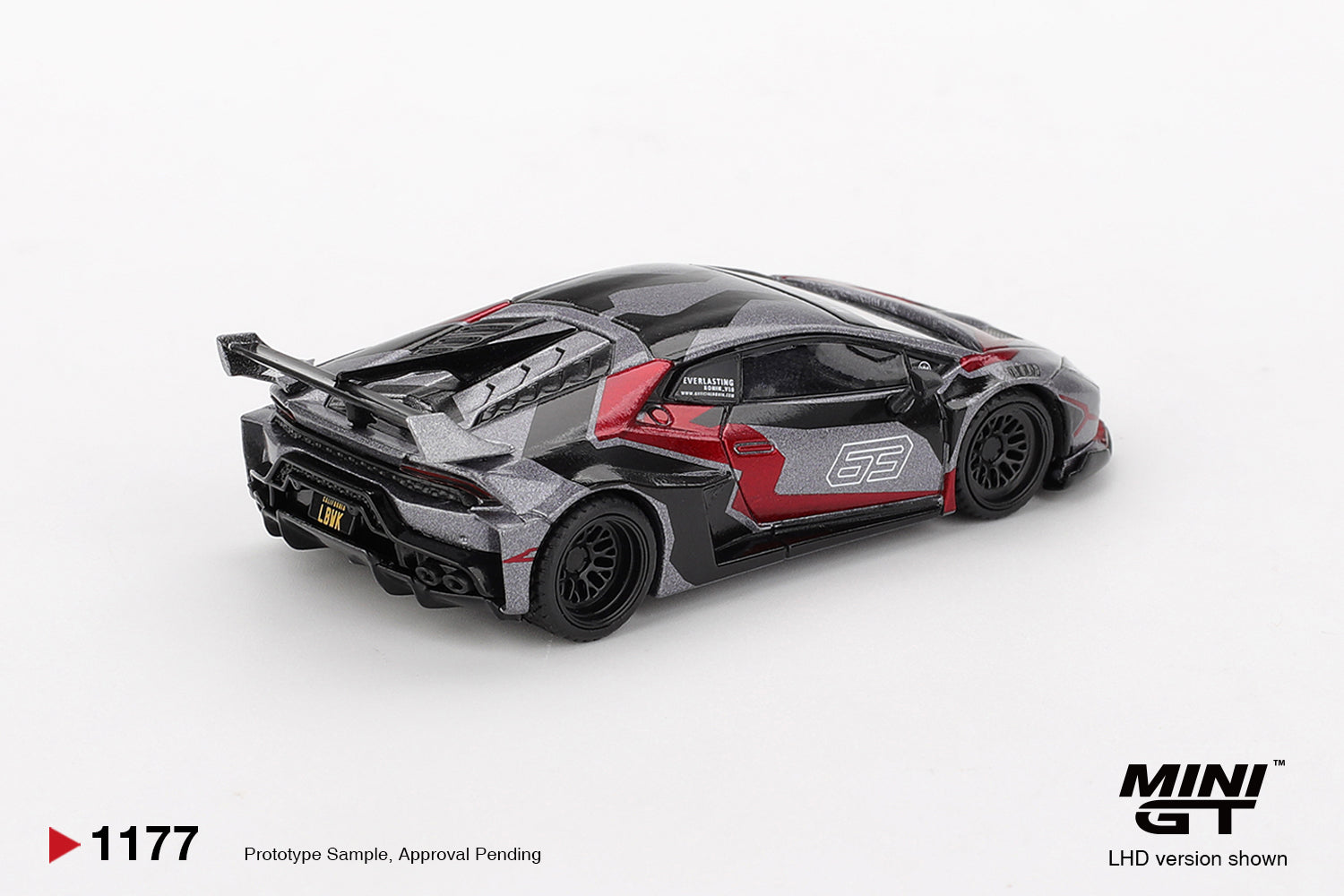 Mini GT LB★WORKS Lamborghini Huracán GT RONIN #1177 (BOX)