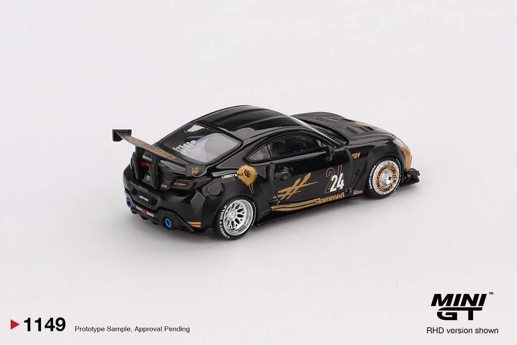 Mini GT Toyota GR86 LB★Nation Black / Gold  #1149