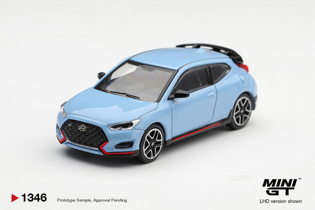 (Pre-Order) Mini GT HYUNDAI VELOSTER N PERFORMANCE BLUE #1346