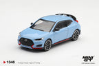 (Pre-Order) Mini GT HYUNDAI VELOSTER N PERFORMANCE BLUE #1346