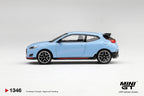 (Pre-Order) Mini GT HYUNDAI VELOSTER N PERFORMANCE BLUE #1346