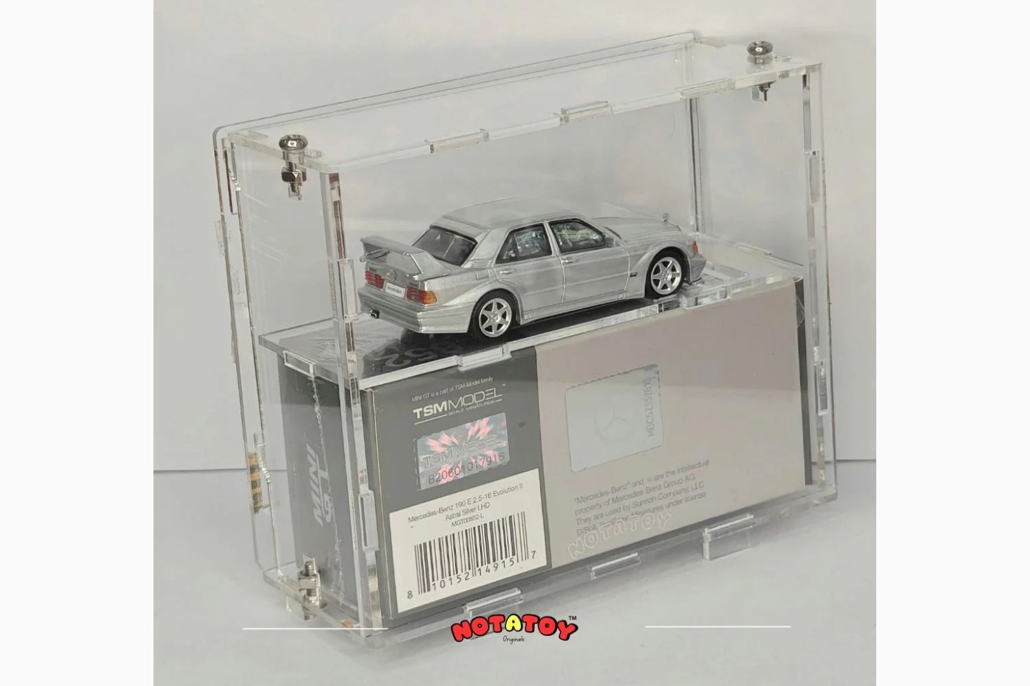 Notatoy Acrylic Display case for Mini GT (cars not included)