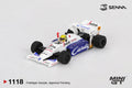 Mini GT Toleman TG184 #19 Ayrton Senna 1984 Monaco Grand Prix 2nd Place #1118 (BOX)
