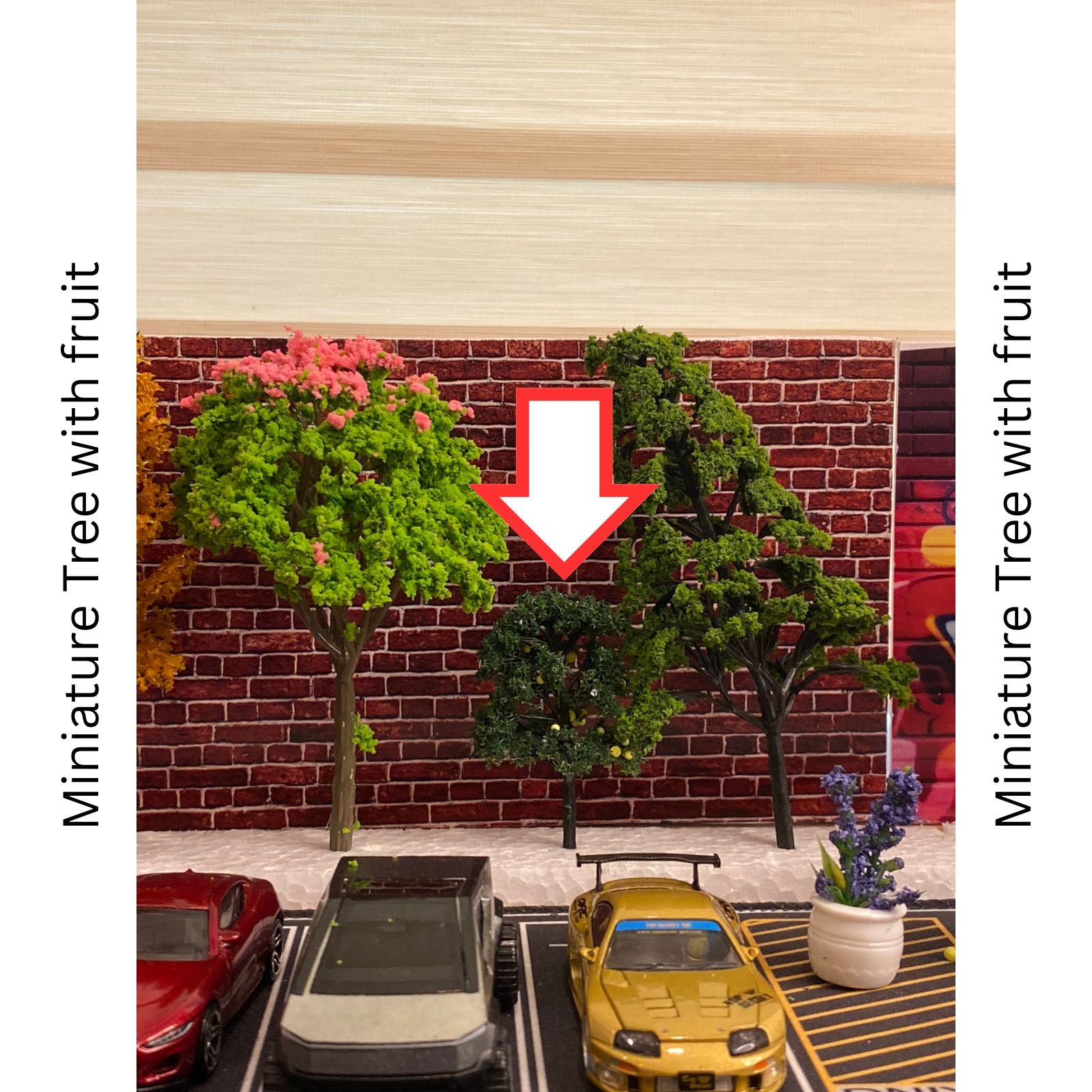 Miniature Tree  with fruit 1 Pcs