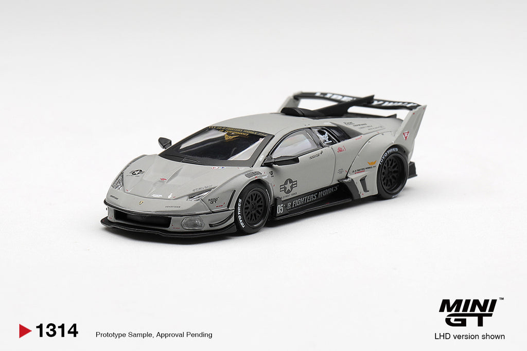 (Pre-Order) Mini GT LAMBORGHINI LB-SILHOUETTE WORKS MURCIELAGO GT EVO FIGHTER #1314 (BOX)