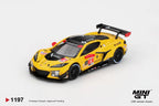 Mini GT Chevrolet Corvette Z06 GT3.R #4 Corvette Racing by Pratt Miller Motorsports 2025 IMSA Daytona 24 Hrs #1197 (BOX)