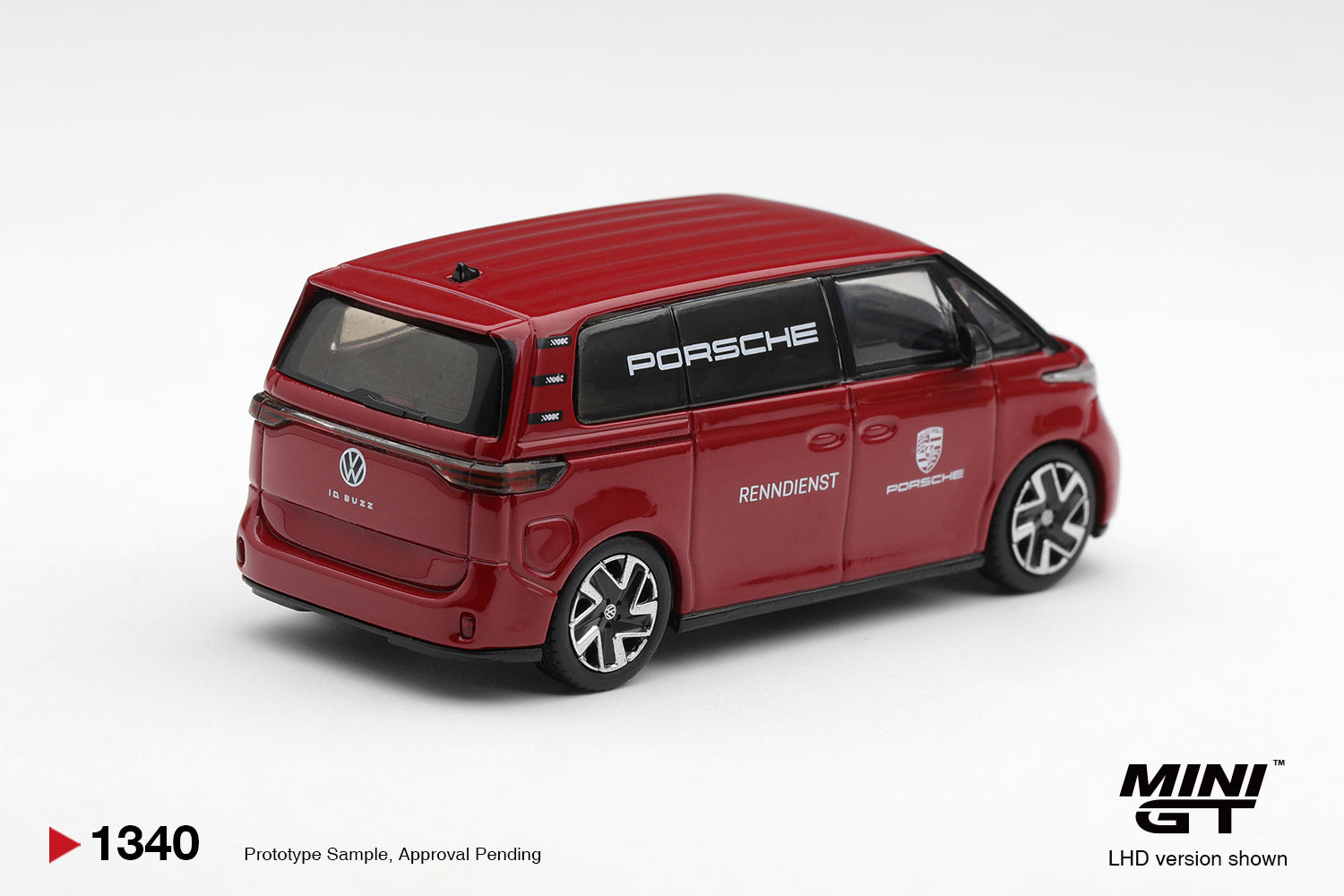 (Pre-Order) Mini GT VOLKSWAGEN IDBUZZ PORSCHE RENNDIENST #1340 (BOX)