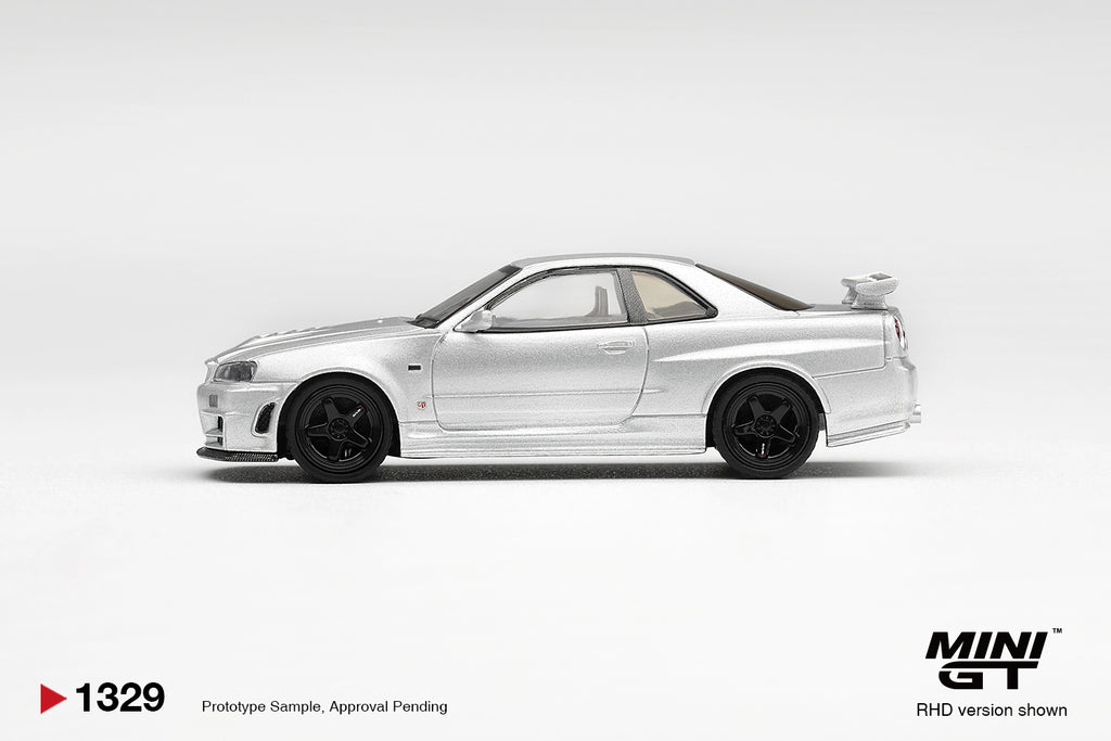 (Pre-Order) Mini GT NISSAN NISMO R34GT-R Z-TUNE Z-TUNE SILVER #1329 (BOX)