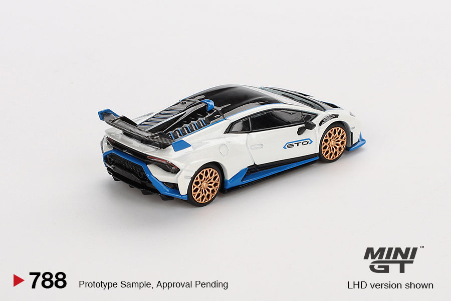 Mini GT Lamborghini Huracán STO Bianco Asopo #788 - Last 2 Pieces