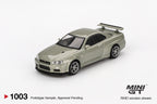 Mini GT Nissan Skyline GT-R (R34) V-Spec II Nür Millenium Jade #1003